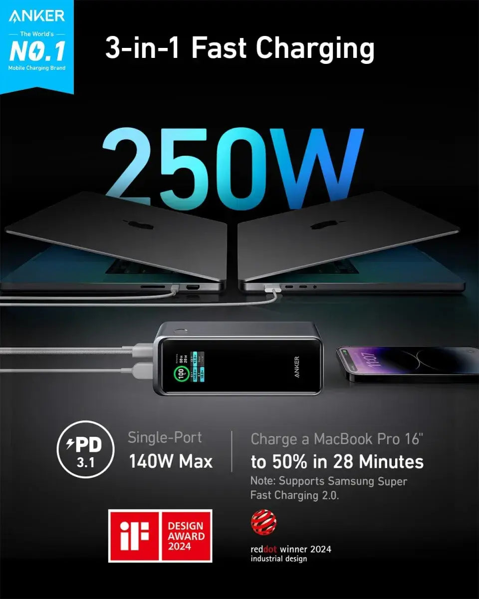 Anker Prime 737 27650 mAh Power Bank