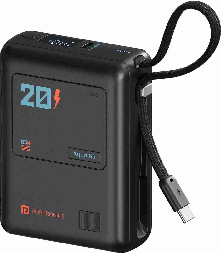 Portronics Aqua 65 20000 mAh Power Bank