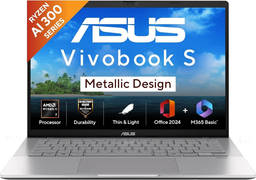 Asus VivoBook S14 M3407KA-SF2701WS Laptop (AMD Octa Core Ryzen AI 7/16 GB/512 GB SSD/Windows 11) Laptop