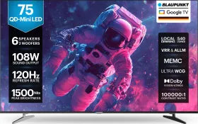 Blaupunkt BQD75Mini7088 75 inch Ultra HD 4K Smart Mini LED TV