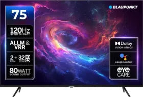 Blaupunkt SonicQ 75 inch Ultra HD 4K Smart QLED TV (75SQ0303)