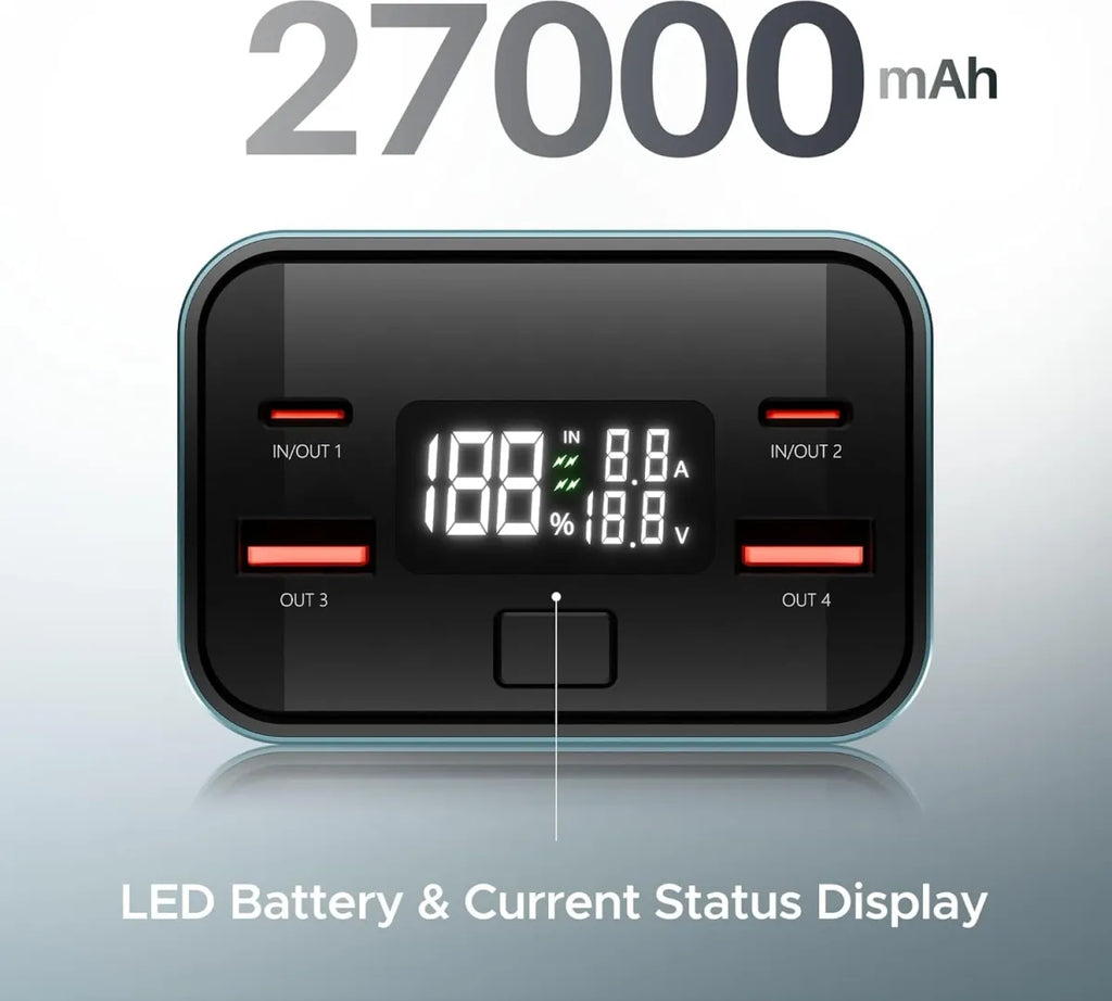 boAt EnergyShroom PowerPulse PB600 27000 mAh Power Bank