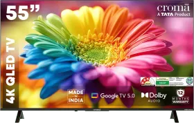 Croma CREL055UGQ333850 55 inch Ultra HD 4K Smart QLED TV