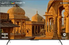 Croma CREL075UGC024602 75 inch Ultra HD 4K smart QLED TV