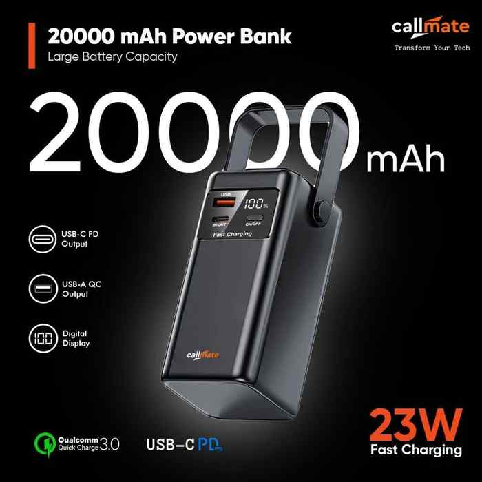 Callmate Tripmate 20000 mAh Power Bank