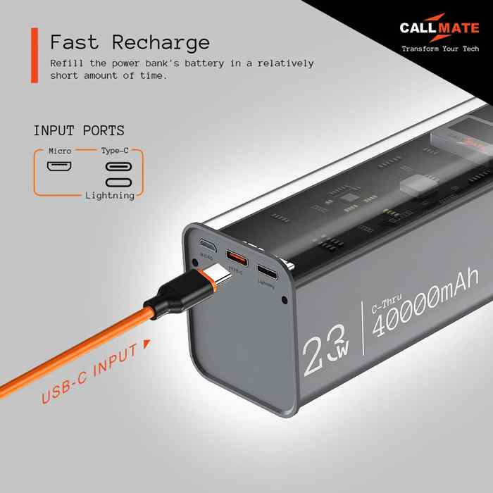 Callmate IonDrive 40000 mAh Power Bank