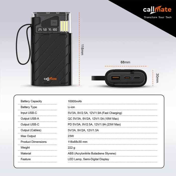 Callmate Electrode 10000 mAh Power Bank