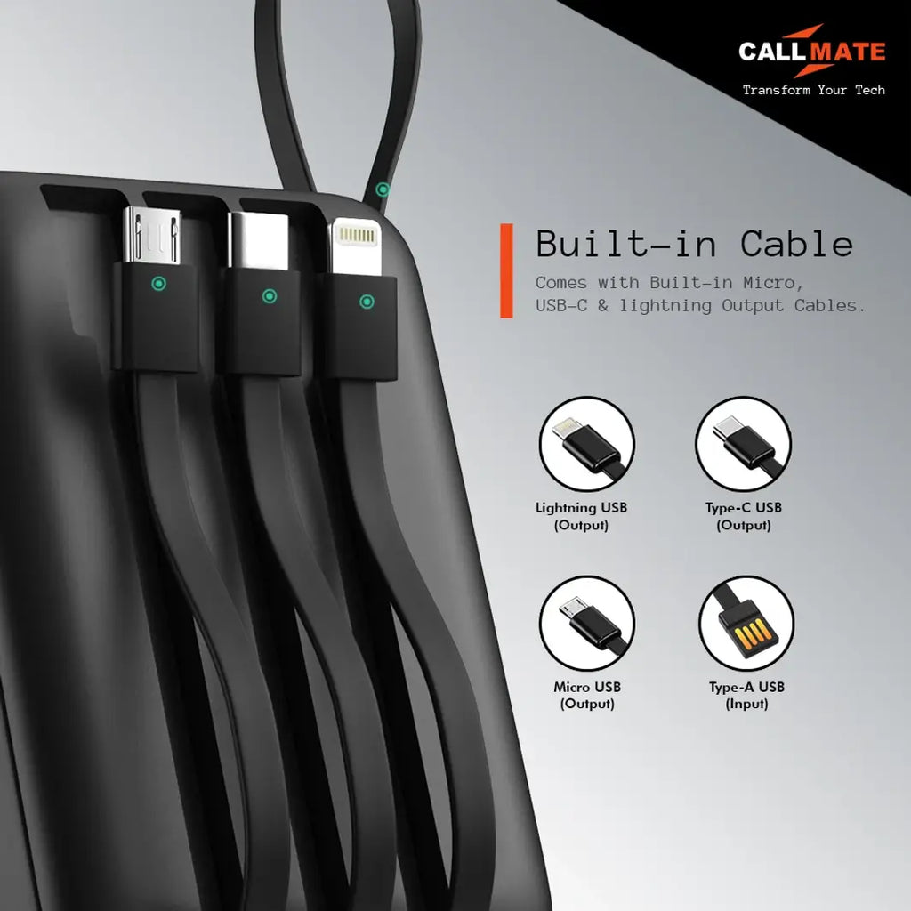 Callmate Flashlight 10000 mAh Power Bank