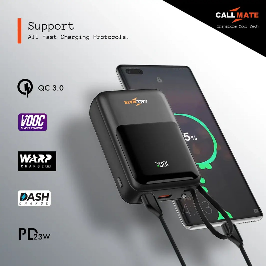 Callmate Flashlight 10000 mAh Power Bank