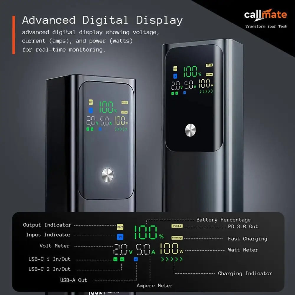 Callmate Vanguard 20000 mAh Power Bank