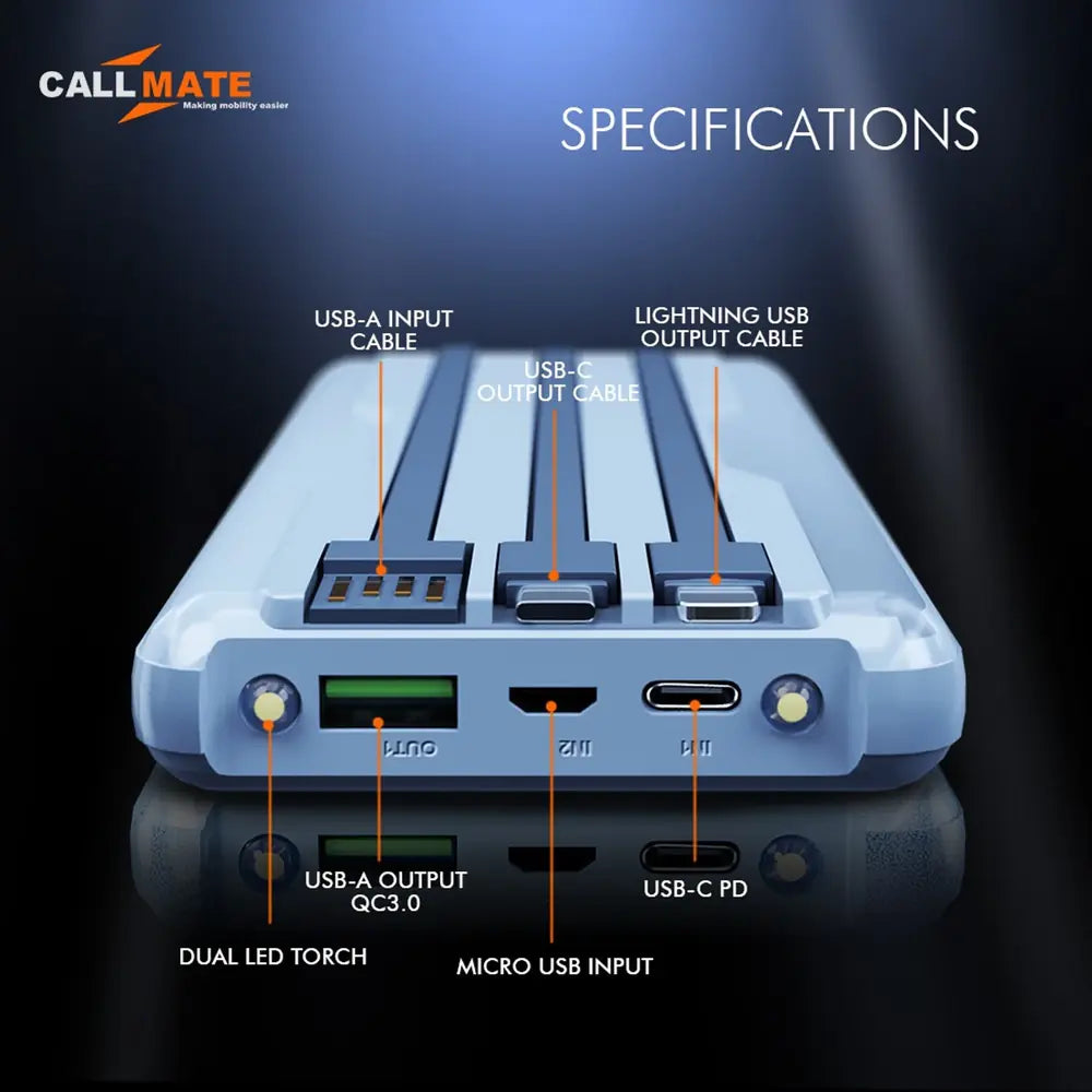 Callmate DX-115 10000 mAh Power Bank