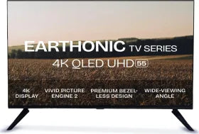 Earthonic E55UHD4KQ11GS24 55 inch Ultra HD 4K Smart QLED TV