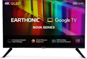 Earthonic NOVA 55 inch Ultra HD 4K Smart QLED TV (NAE55UH4KQ719S)