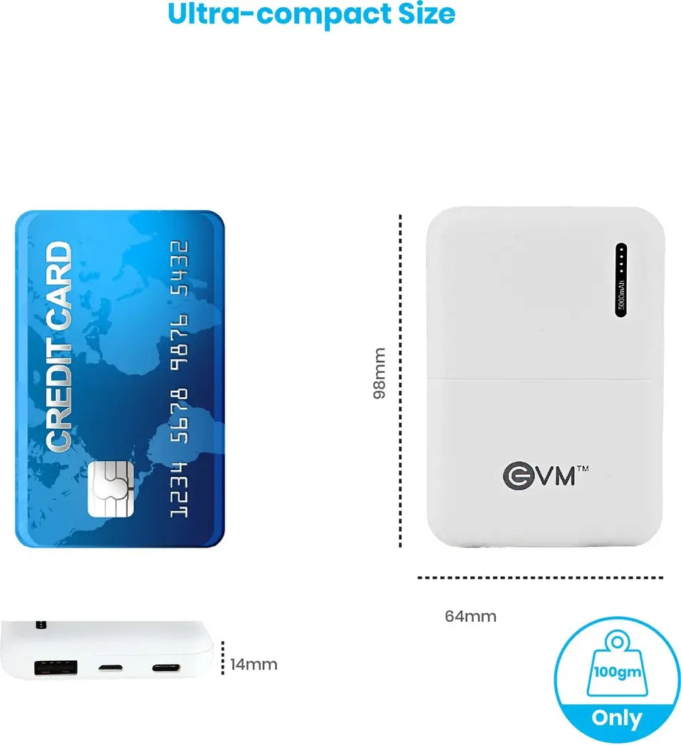 EVM Encore 5000 mAh Power Bank