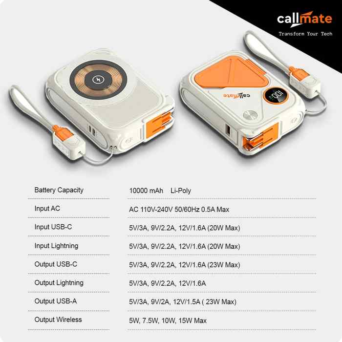 Callmate Energizer 10000 mAh Power Bank