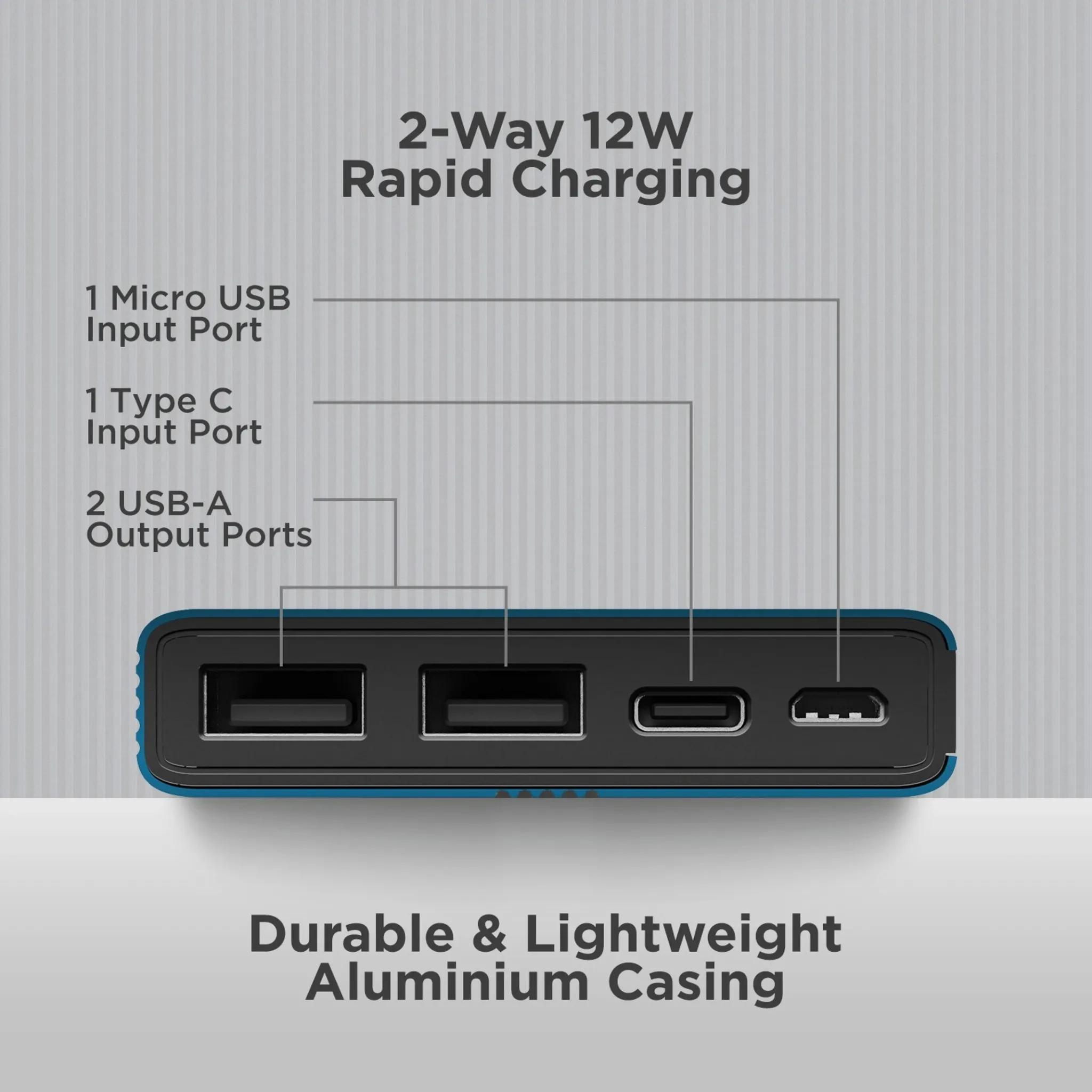 boAt EnergyShroom PB105 10000 mAh Power Bank