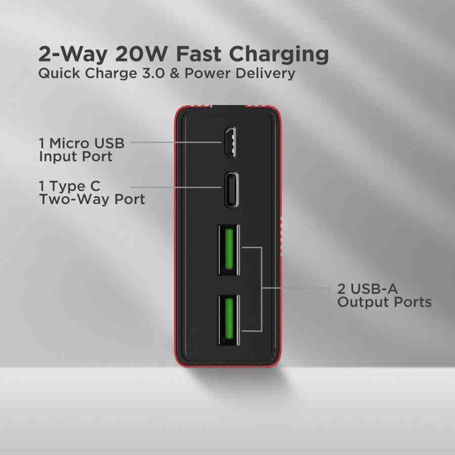 boAt  Energyshroom PB255 20000 mAh Power Bank