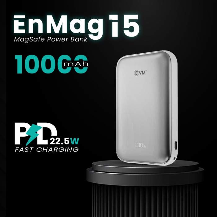 EVM EnMag 15 10000 mAh Wireless Power Bank