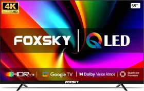 Foxsky FS55GATV 55 inch Ultra HD 4K Smart QLED TV