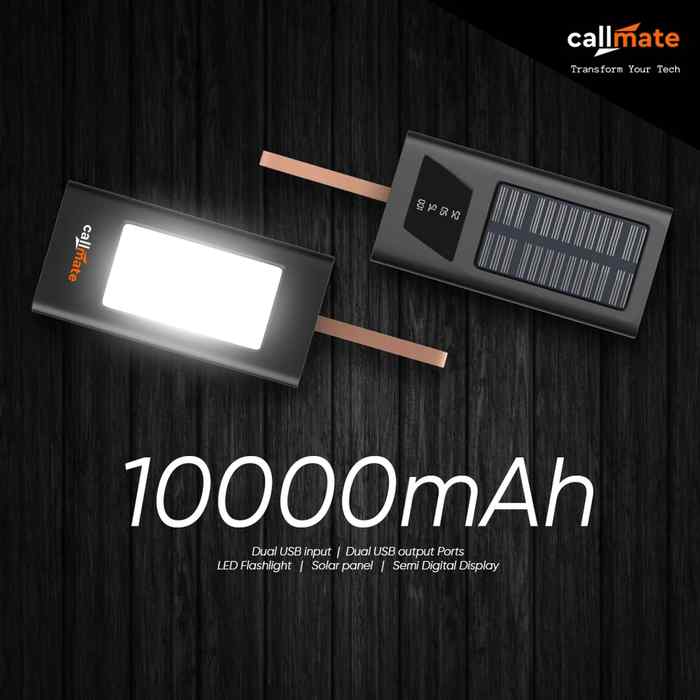 Callmate Starlight 10000 mAh Solar Power Bank