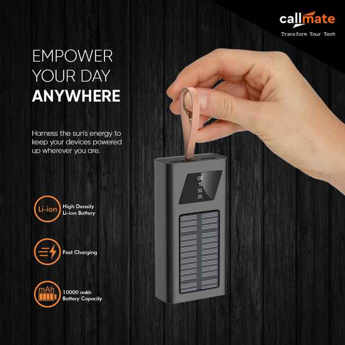 Callmate Starlight 10000 mAh Solar Power Bank