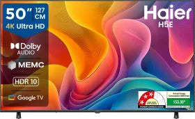 Haier H5E 50 inch Ultra HD 4K Smart LED TV (50H5E)