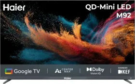 Haier M92 75 inch Ultra HD 4K Smart Mini LED TV (H75M92FUX)