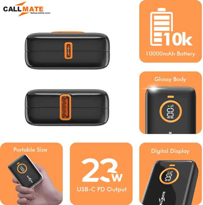 Callmate HTY-275 10000 mAh Power Bank
