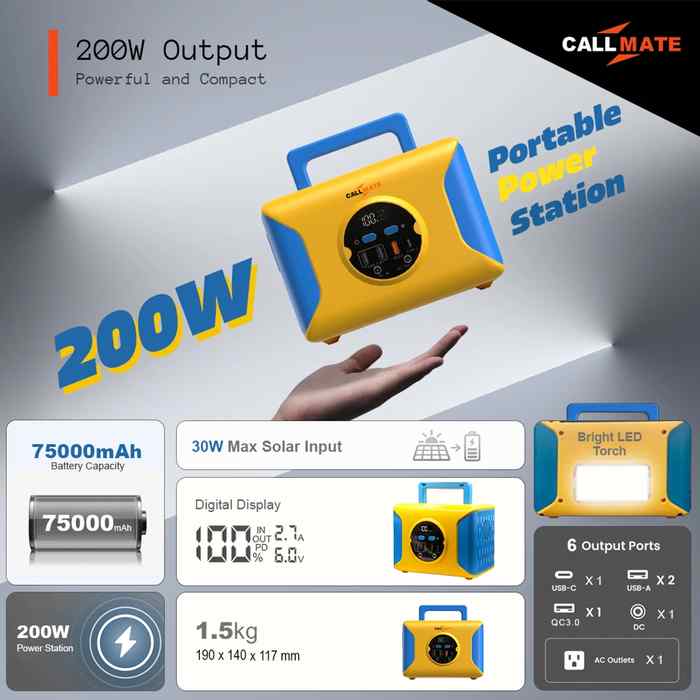 Callmate IonVault 75000 mAh Power Bank