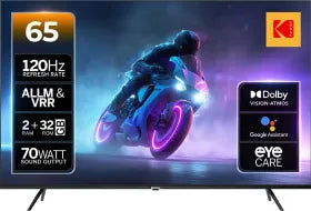 Kodak MotionX 65 inch Ultra HD 4K Smart QLED TV (65MX1212)