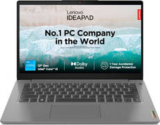 Lenovo IdeaPad 3 14IAU7 (82RJ00FUIN) Laptop (Core i3 12th Gen/8 GB/512 GB SSD/Windows 11) Laptop