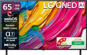 LG QNED 8AA Series 65 inch Ultra HD 4K Smart QNED TV (65QNED8AA6A)