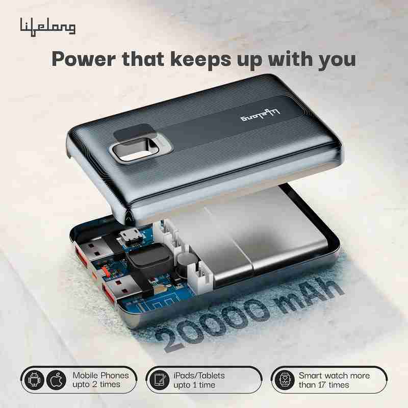 Lifelong LLPBVB18 20000 mAh Power Bank