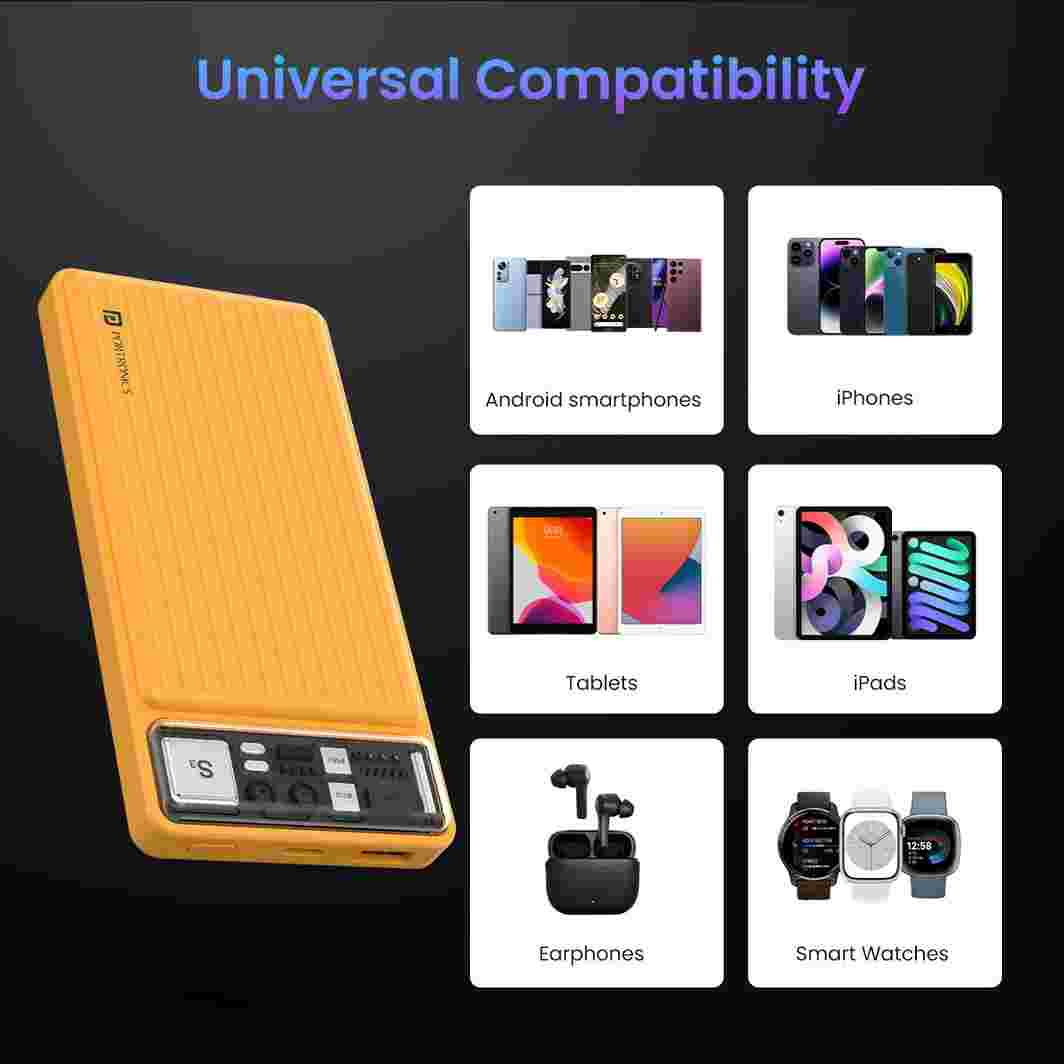 Portronics Luxcell 10K 10000 mAh Power Bank