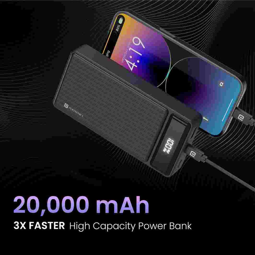 Portronics Luxcell B20K 20000 mAh Power Bank