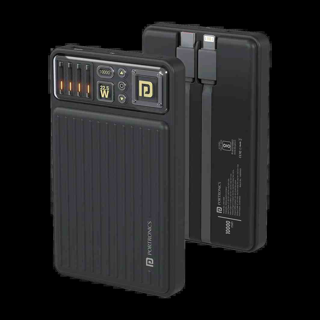 Portronics Luxcell Bind Mini 10K 10000mAh Power Bank
