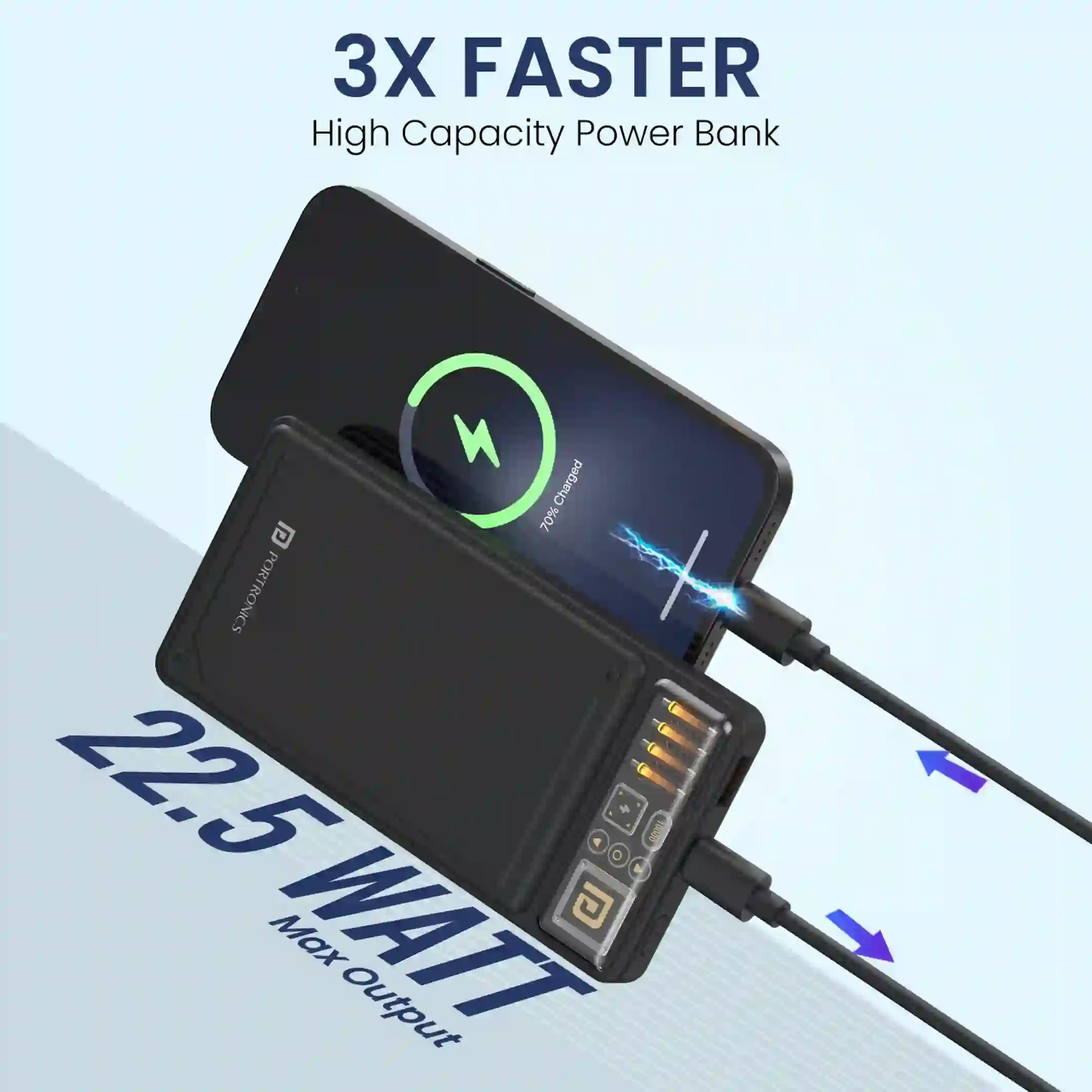Portronics Luxcell C 10000 mAh Power Bank