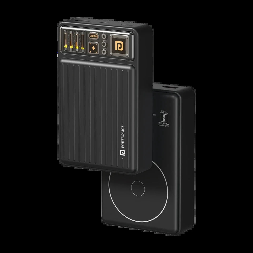 Portronics Luxcell Wireless Mini 20K 20000 mAh Power Bank