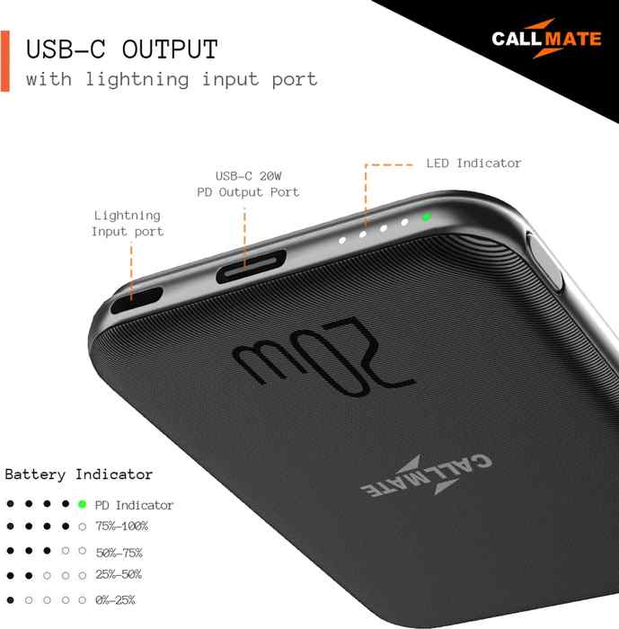 Callmate MagFlow 5000 mAh Power Bank