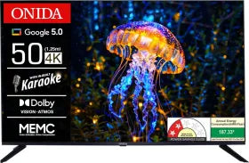 Onida Karaoke Series 50 inch Ultra HD 4K Smart LED TV (50UGFHD)