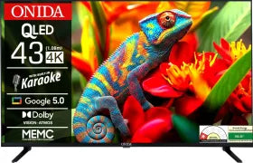 Onida Karaoke Series Q43UFHD 43 inch Ultra HD 4K Smart QLED TV (Q43UFHD)