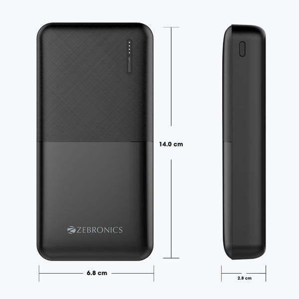 Zebronics ZEB-MB20000R3 20000mAh Power Bank