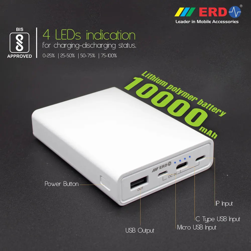 ERD PB-45 10000 mAh Power Bank