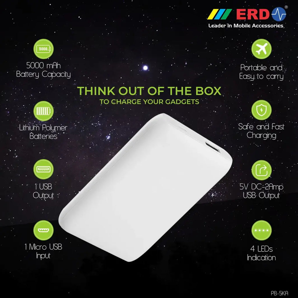 ERD PB-5KA 5000 mAh Power Bank