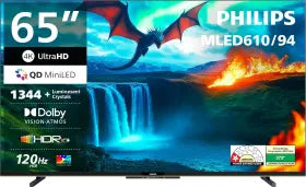 Philips 65MLED610/94 65 inch Ultra HD 4K Smart Mini LED TV