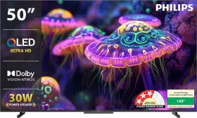 Philips Lumina Series 50 inch Ultra HD 4K Smart QLED TV (50PQT8100/94)