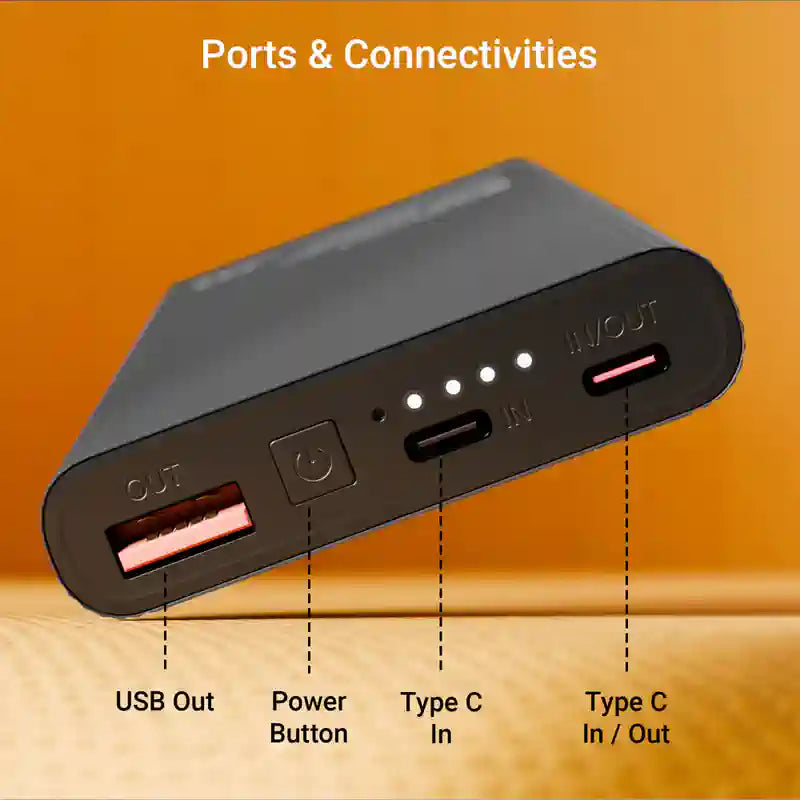 Zebronics Zeb EnergiPod 10MR1 10000 mAh Power Bank