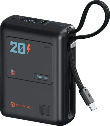 Portronics Aqua 65 20000 mAh Power Bank