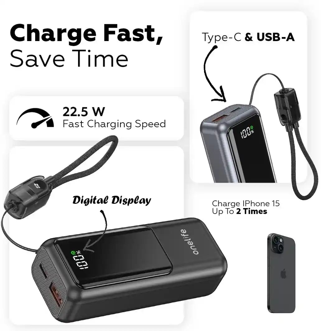 OneLife Voltmini 10000 mAh Power Bank
