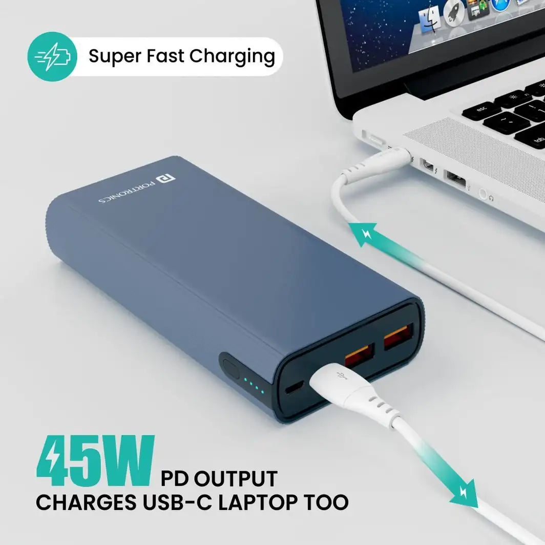 Portronics Power 45 20000 mAh Power Bank